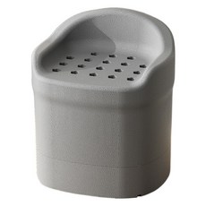 디페이브 사계절 노인 임산부 하이렉 목욕 의자 L, 그레이, 1개