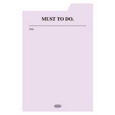 플레픽 모이스트 트레이싱 인덱스 메모지 L, 머스트투두, 1개