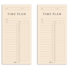 PLEPIC 彈出式備忘錄標誌, 2本, 1本, 06 時間規劃