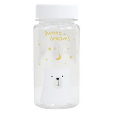 kitchen U 夢熊水瓶, 1個, 混色, 350ml