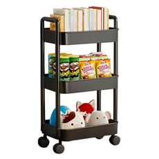 Livemore 移動式層架推車, 黑色