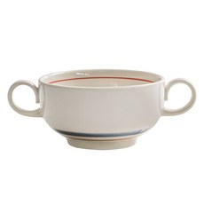 Kanesuzu Fog 雙耳湯碗 265ml, 混色, 1個