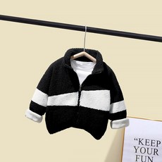 Starbean 男童休閒彩色蓬鬆抓毛毛衣