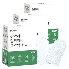Dr.Blank 狗狗多功能護理指套濕巾, 3個, 30入
