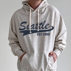 에어플레인 시애틀 1992 기모 오버핏 후드티