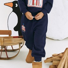 兒童馬戲團保暖運動褲