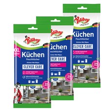 Poliboy 德淨 廚房清潔濕紙巾 24入, 3個