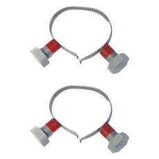 裝扮用螺絲穿頭髮箍, 2個, 混色