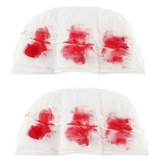 裝扮用沾血的頭部繃帶, 2個, 混色