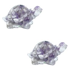 홈플로우 신년 장수기원 원석 느낌 거북이 장식 피규어 2p, 32