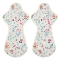 eechae 一體成型特長夜用棉質衛生棉 White Koi, 2個, 1入, 夜用加長型