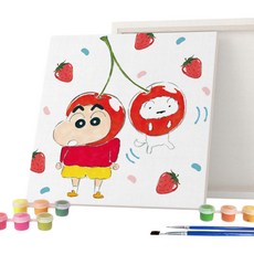 iLovePainting 蠟筆小新 繪畫 DIY PAINTING, 1個, 櫻桃小新