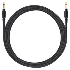 컴스 스테레오 메쉬 케이블 3.5mm x 10m, BB970, 블랙, 1개