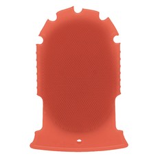 미펫 반려동물 스탠다드 실리콘 브러쉬, 레드, 1개