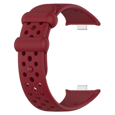 파이네스트원 샤오미 레드미 워치 4 실리콘 스트랩 26.9mm, 와인 레드, 1개