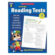 스콜라스틱 Success With Reading Tests Grade 6 Workbook, Scholastic Teaching Resources
