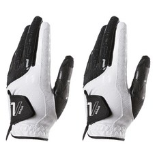 Volvik 男士V型圖案Hyperflex萊卡高爾夫球手套 左手用 2件組, 1套, 混色