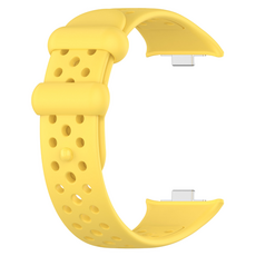 파이네스트원 샤오미 레드미 워치 4 실리콘 스트랩 26.9mm, 옐로우, 1개