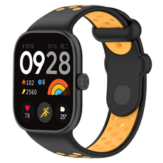 파이네스트원 샤오미 레드미 워치 4 믹스 컬러 스트랩 26.9mm, 블랙 옐로우, 1개