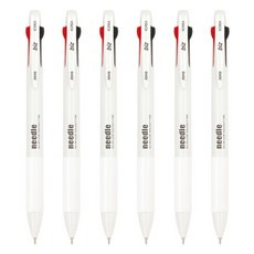 JAVAPEN N-JET 3色原子筆 0.7mm, 灰色, 6個