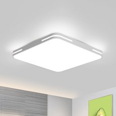 KOCOM LED Saeron Plus 50W 方形主臥室吸頂燈, 晝光色(白光)