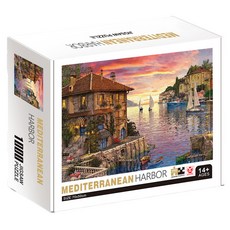 QIWAN J&K 頭腦與手指專注力拼圖 商品14, 1000件, 1個, 混合色