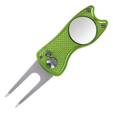 CT Company 一鍵式高爾夫球果嶺修復器, 1個, 萊姆綠