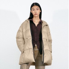 테이즈 여성용 위드 다운 패디드 코트