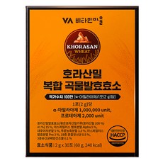 비타민마을 100만 역가수치 호라산밀 복합 곡물발효효소 30p, 60g, 1개