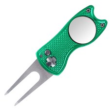 City Company 單鍵式高爾夫草皮修復器, 1個, 綠色