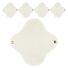 eechae 純棉衛生棉 象牙白, 5個, 1入, 護墊