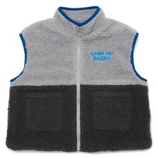 LaughingChild 兒童太空毛絨背心