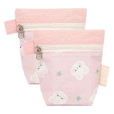 Semams Porky 雙面防水藥袋 2入, 兔子