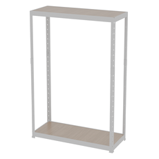 랙셈블 국내 제조 선반, 화이트, 2단
