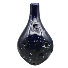 JK 繁星夜空 6孔中音C調陶笛, 長吹嘴(黑色), 單一商品, 1個