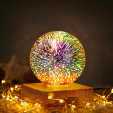 LED居家裝飾喬遷禮物感性煙火氣氛燈, 銀色