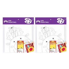 Uniart DIY油畫繪圖板組合, 魯道夫, 2套