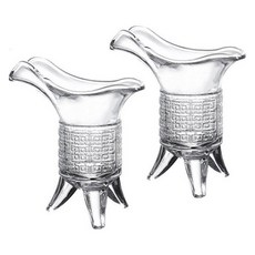 American Road 立式中式玻璃高粱酒杯 中 15ml RK2214, 2個, 透明