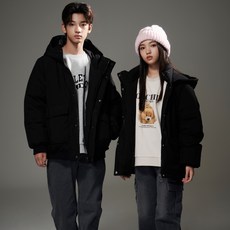 JCB 男童款連帽鴨絨外套