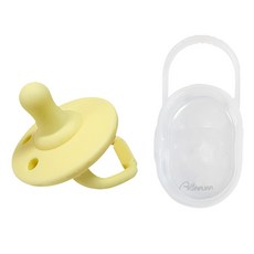 아가프라 봄봄 노리개젖꼭지, 2단계, 옐로우, 1개