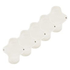 eechae 純棉衛生棉 象牙白, 5個, 1入, 護墊