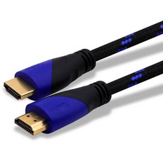 케이블메이트 HDMI 2.0 메쉬 고급형 케이블, 1개, 10m