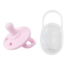 아가프라 봄봄 노리개젖꼭지, 1단계, 베이비핑크, 1개