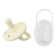 AGAFURA BOMBOM 安撫奶嘴, 嬰兒黃, 1個, 第1階段