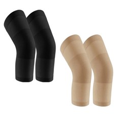 Monster Thin 護膝 2入, 黑色, 棕色, 2個