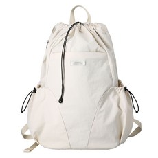 NEIKIDNIS Aero 束口後揹包, 奶油色