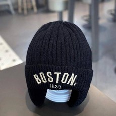 KIZTREE 童款字樣刺繡防寒毛帽 DM-153