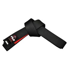 FUJI 成人巴西柔術腰帶, 黑色, 1個