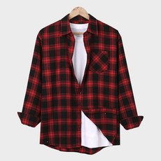 DANGOON 男士Shepherd Line寬鬆版型格紋襯衫