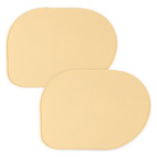 It's Us Home 泡泡矽膠餐墊, 40 x 29cm, 2個, 黃色